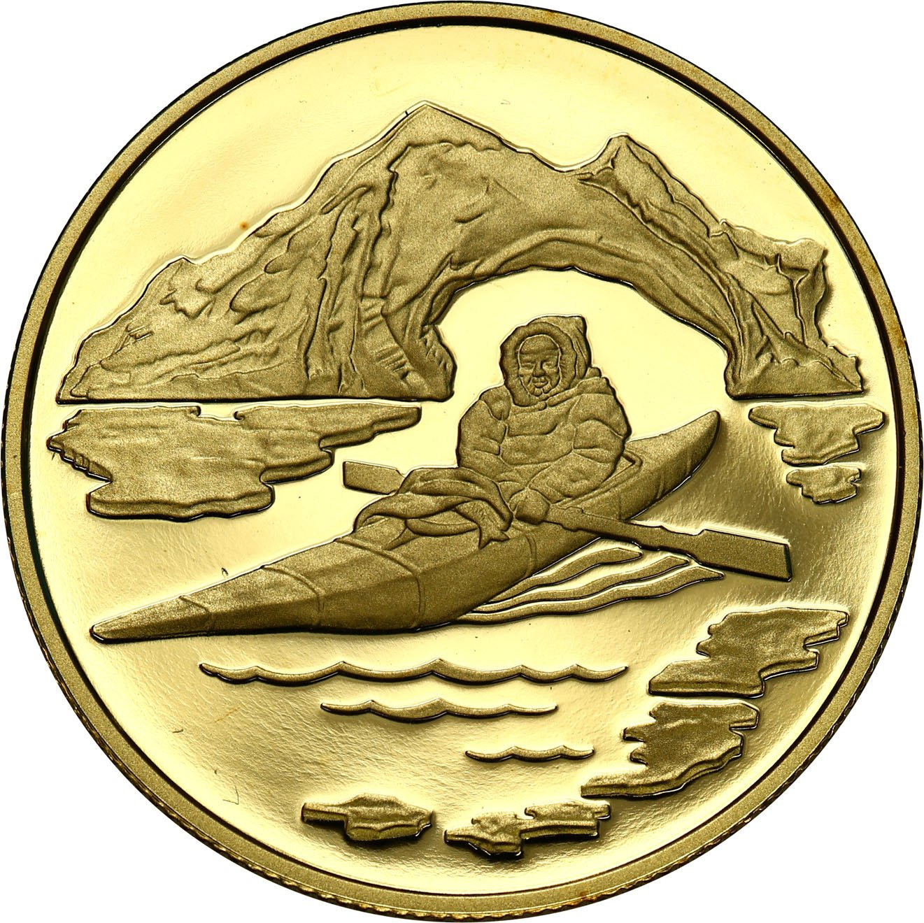 Kanada Elżbieta II 100 Dolarów 1980 - Kajak